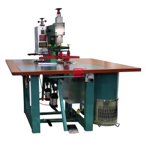 T Head lever pressurization dielectric heating hf welder